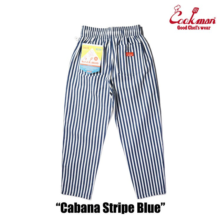 Cookman Chef Pants - Cabana Stripe : Blue