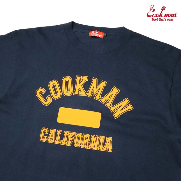 Cookman T-shirts - Flock Team Logo : Navy