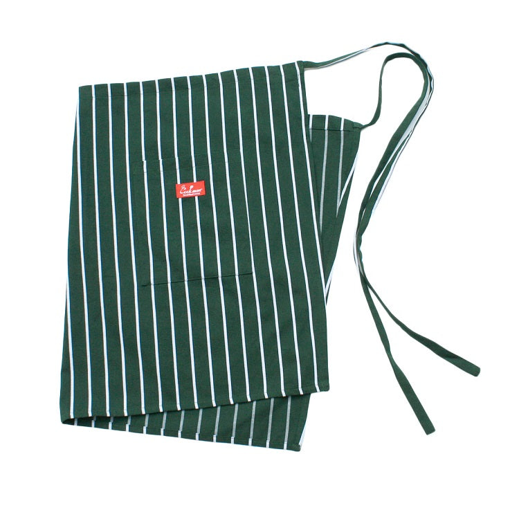 Waist Apron - Stripe : Dark Green