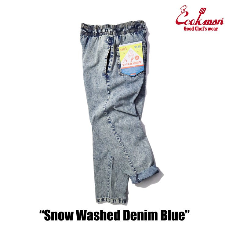 Chef Pants - Snow Washed Denim : Blue