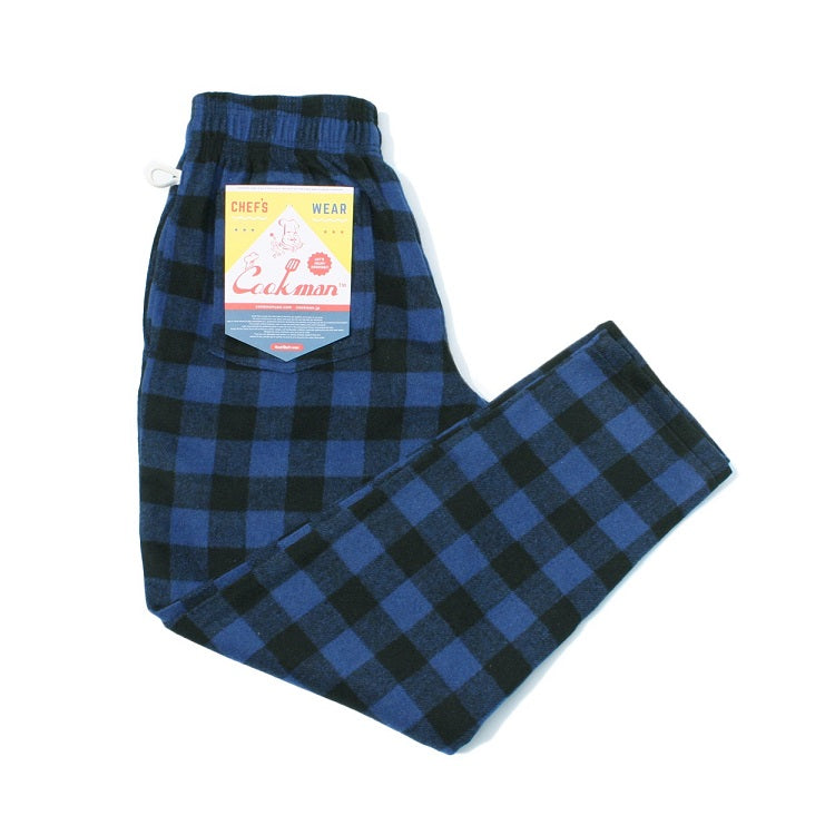 Cookman Chef Pants - Nel Buffalo Plaid : Blue