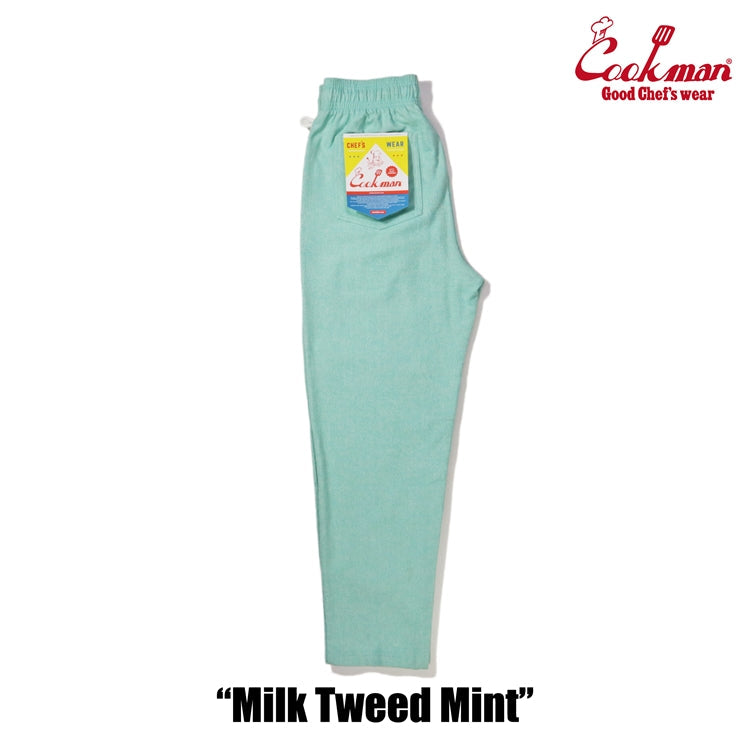 Cookman Chef Pants - Milk Tweed : Mint