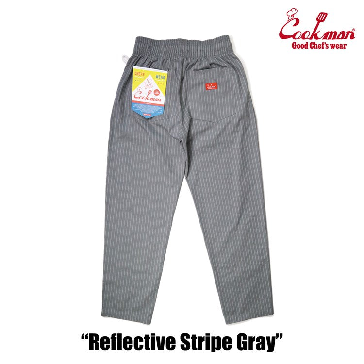 Cookman Chef Pants - Reflective Stripe : Gray