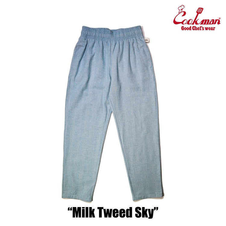 Cookman Chef Pants - Milk Tweed : Sky