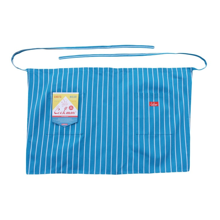 Cookman Waist Apron - Stripe : Light Blue