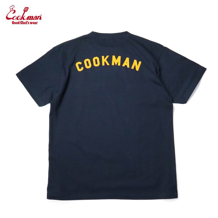 Cookman T-shirts - Flock Team Logo : Navy