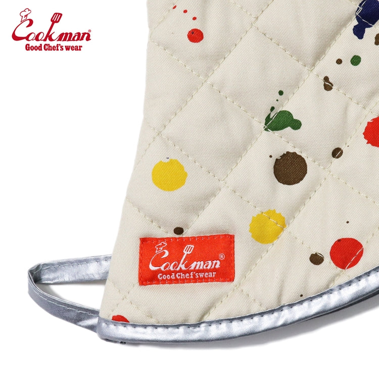 Cookman Oven Mitt - Sauce Splash : Beige