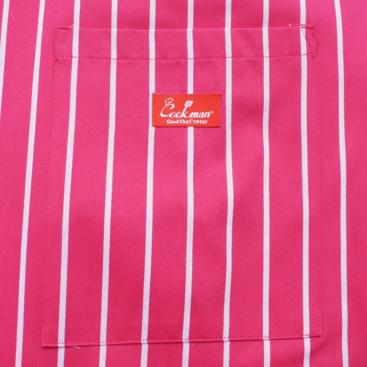 Cookman Waist Apron - Stripe : Pink