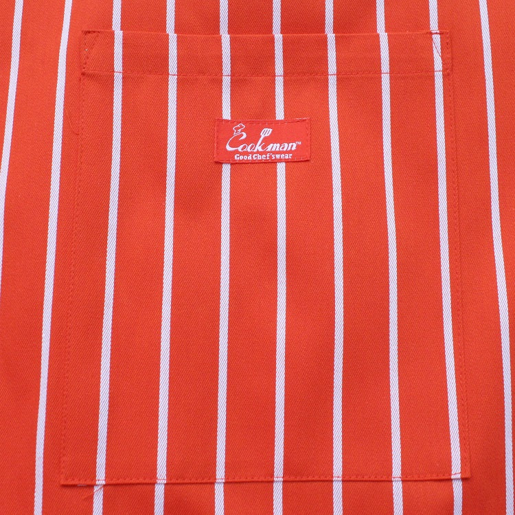 Cookman Waist Apron - Stripe : Orange