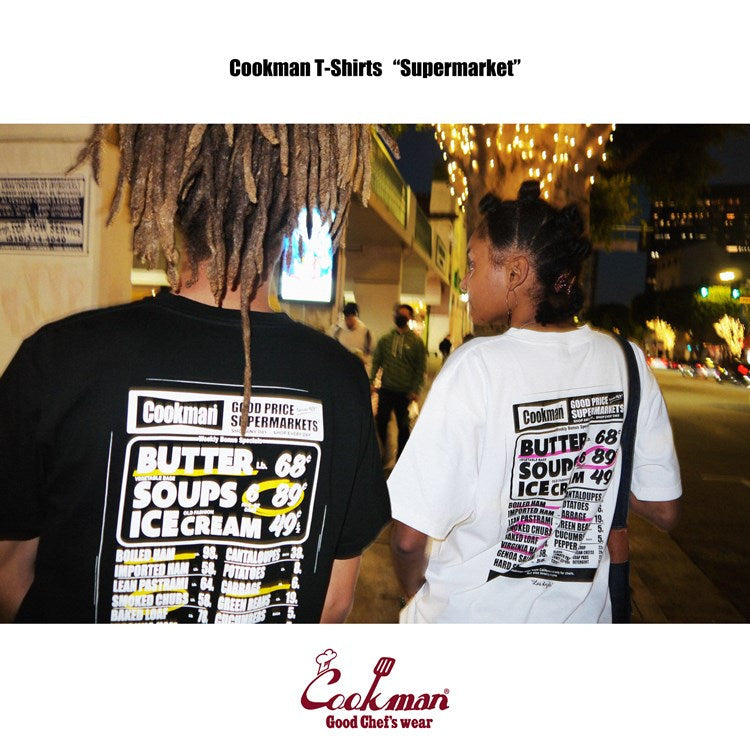 Cookman T-shirts - Supermarket : Black