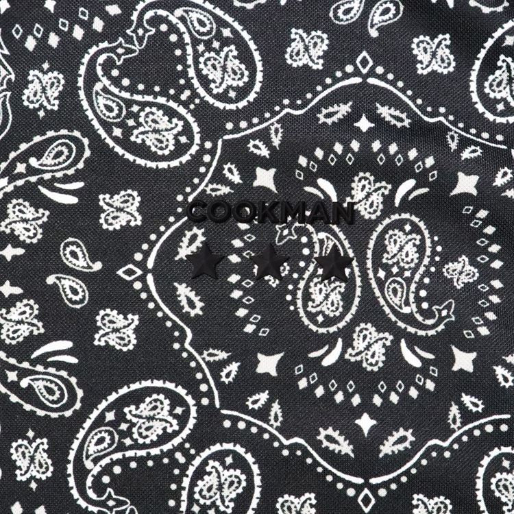 Cookman Polo Shirts - Paisley : Black