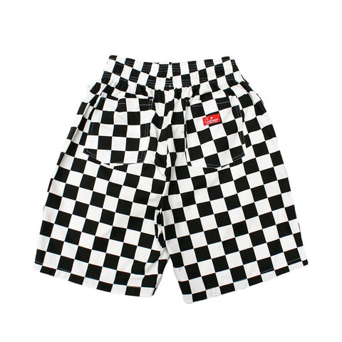Chef Short Pants - Checker : Black