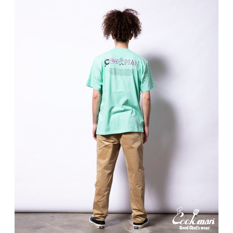 Cookman T-shirts -Kate Tasty Logo : Light Green