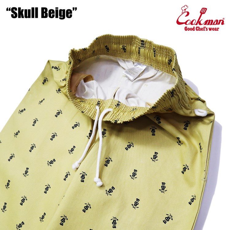 Cookman Chef Pants - Skull : Beige