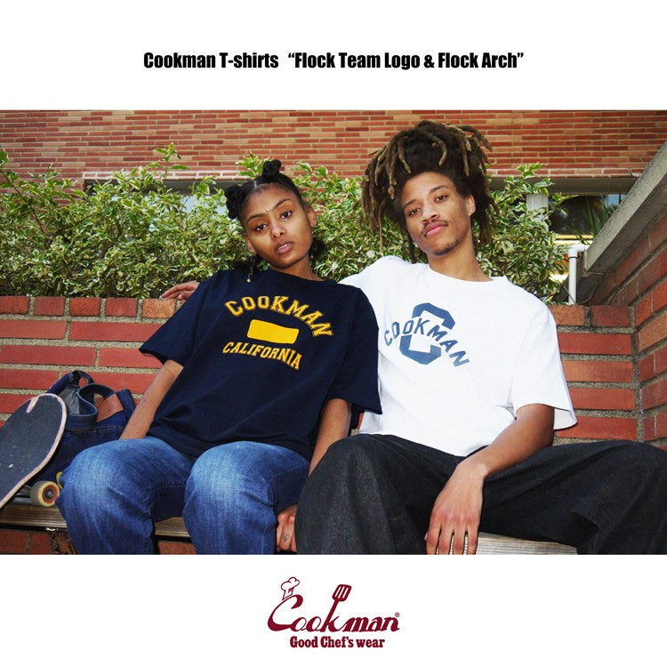 Cookman T-shirts - Flock Team Logo : Navy