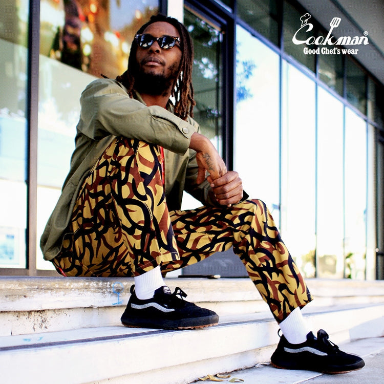 Cookman Chef Pants - Tribal Camo : Beige