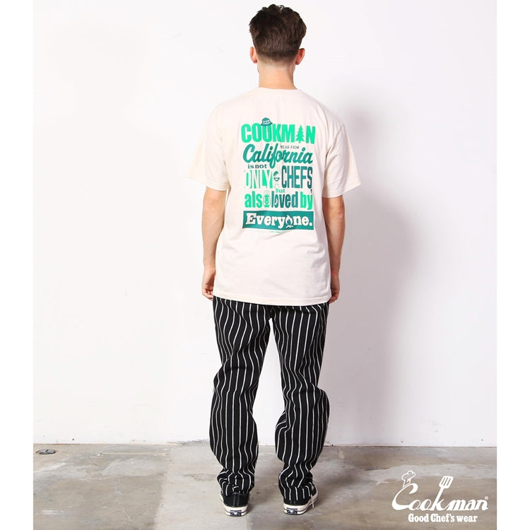 Cookman Chef Pants - Duck Canvas Stripe : Black