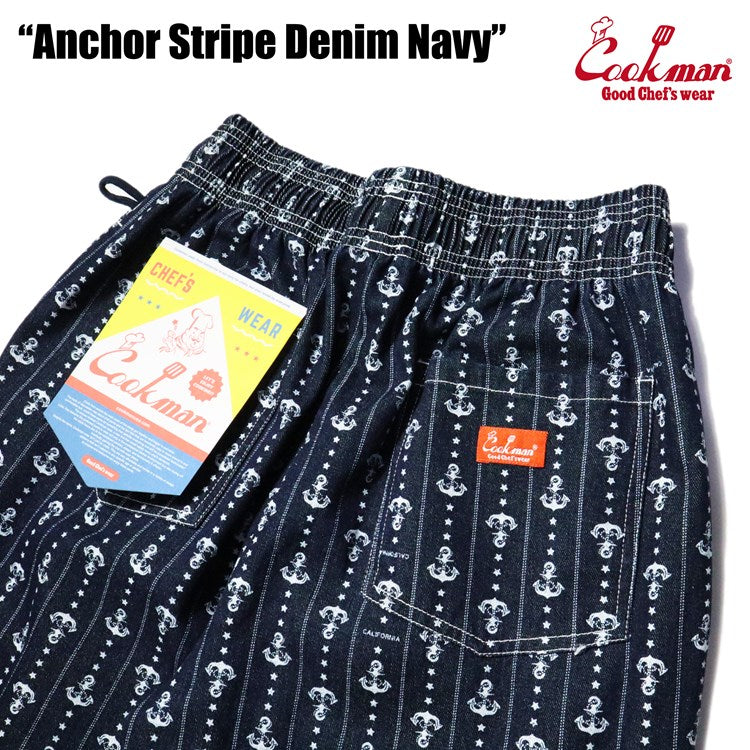 Cookman Chef Pants - Anchor Stripe Denim