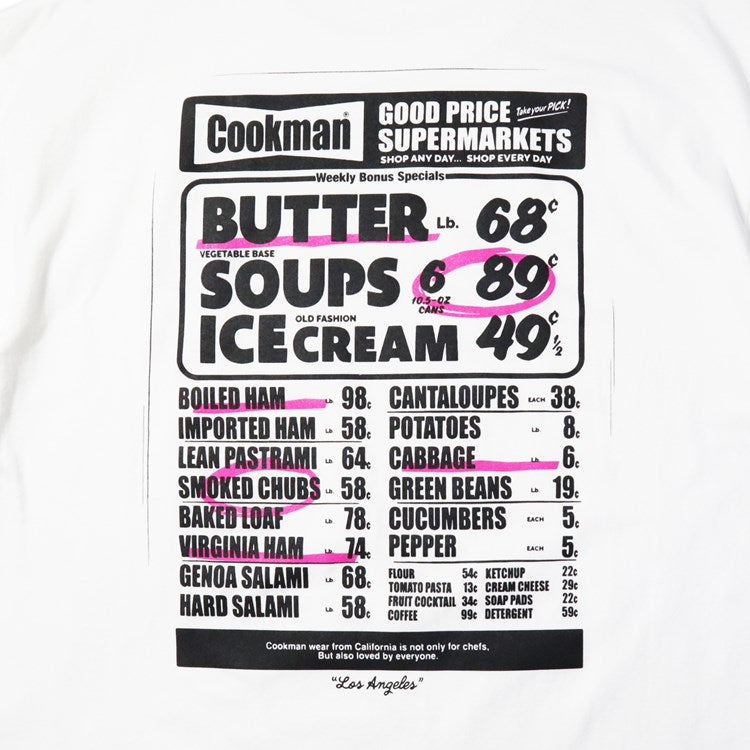 Cookman T-shirts - Supermarket : White