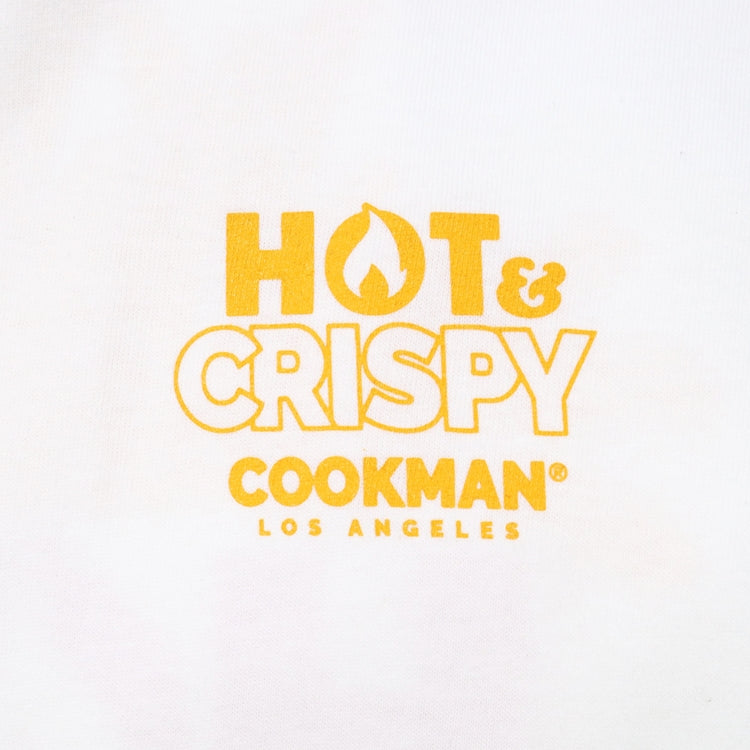 Cookman Long Sleeve T-shirts - French Fries : White