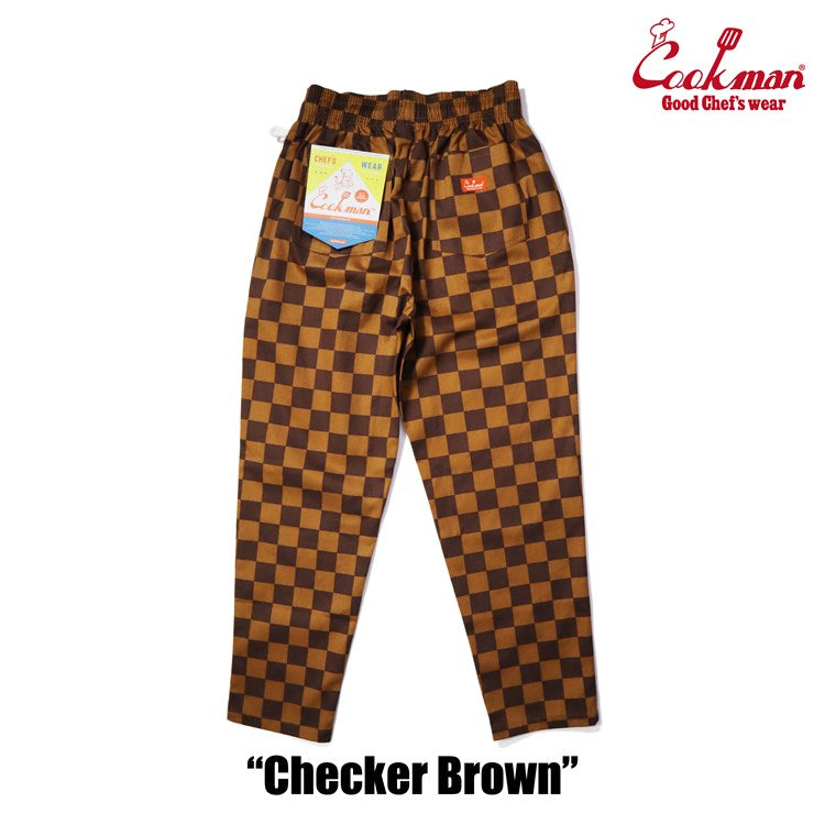 Cookman Chef Pants - Checker : Brown