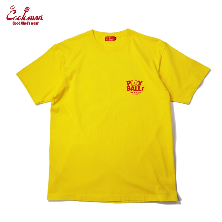 Cookman T-shirts - Hot Dog Hitter : Yellow