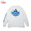 Cookman Long Sleeve T-shirts - Milk : White