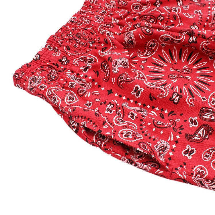 Cookman Chef Pants - Paisley : Red