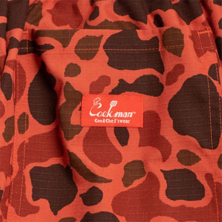 Cookman Chef Pants - Ripstop : Camo Red (Duck Hunter)