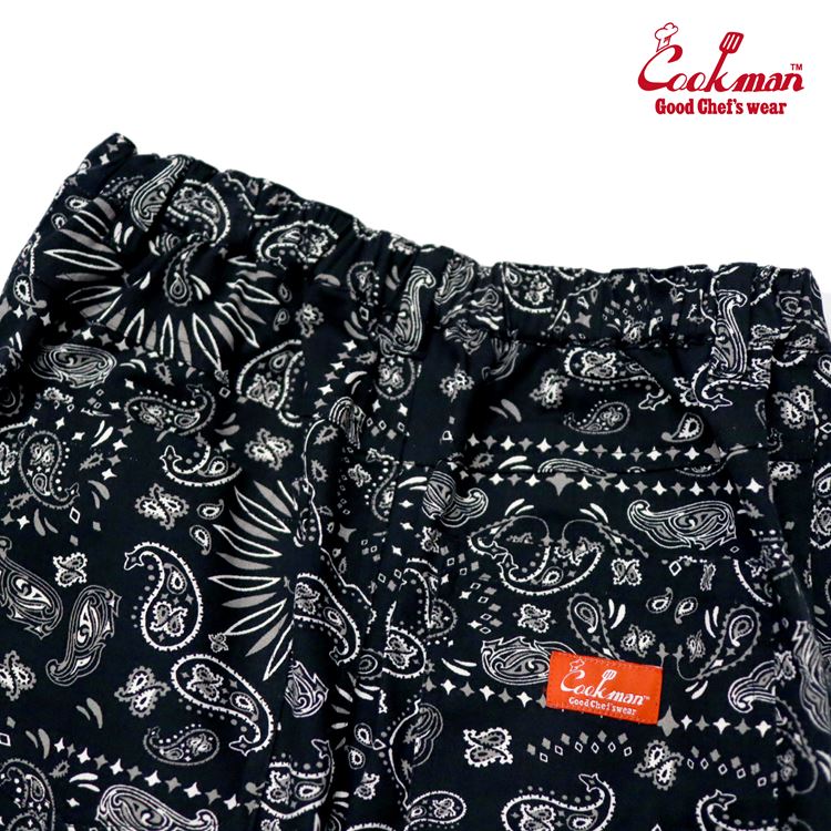 Cookman Baker's Skirt - Paisley : Black