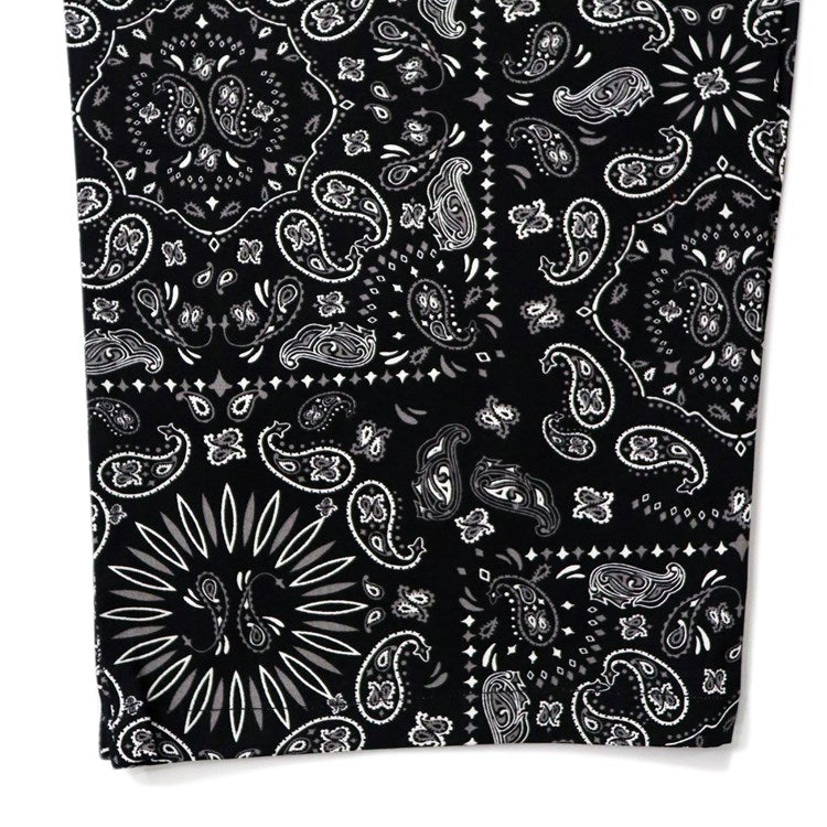 Cookman Wide Chef Pants - Paisley : Black