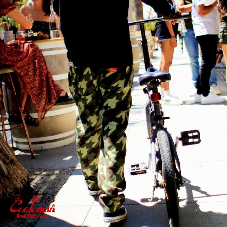 Cookman Chef Pants - Chidori Camo : Green