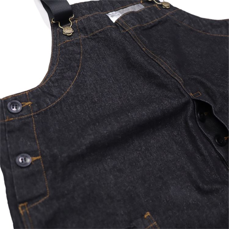 Cookman Fisherman's Bib Overall - Denim : Black