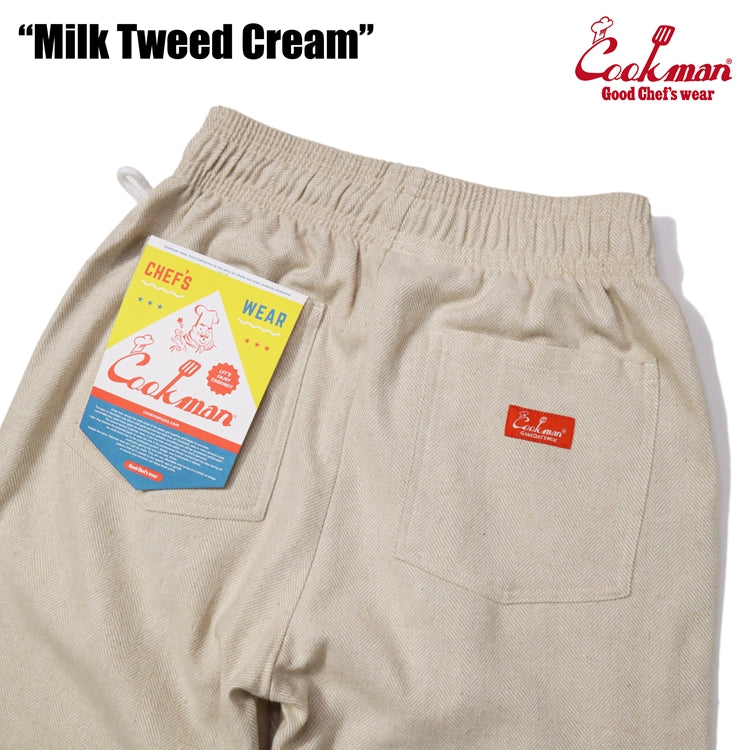 Cookman Chef Pants - Milk Tweed : Cream