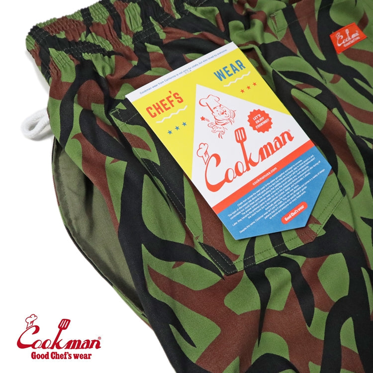 Cookman Chef Pants - Tribal Camo : Olive