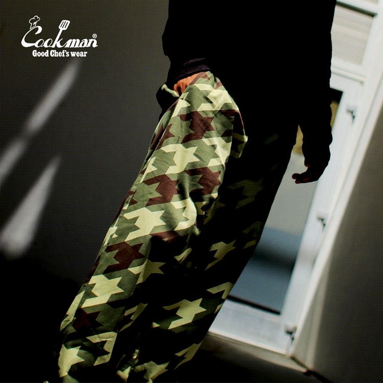 Cookman Chef Pants - Chidori Camo : Green