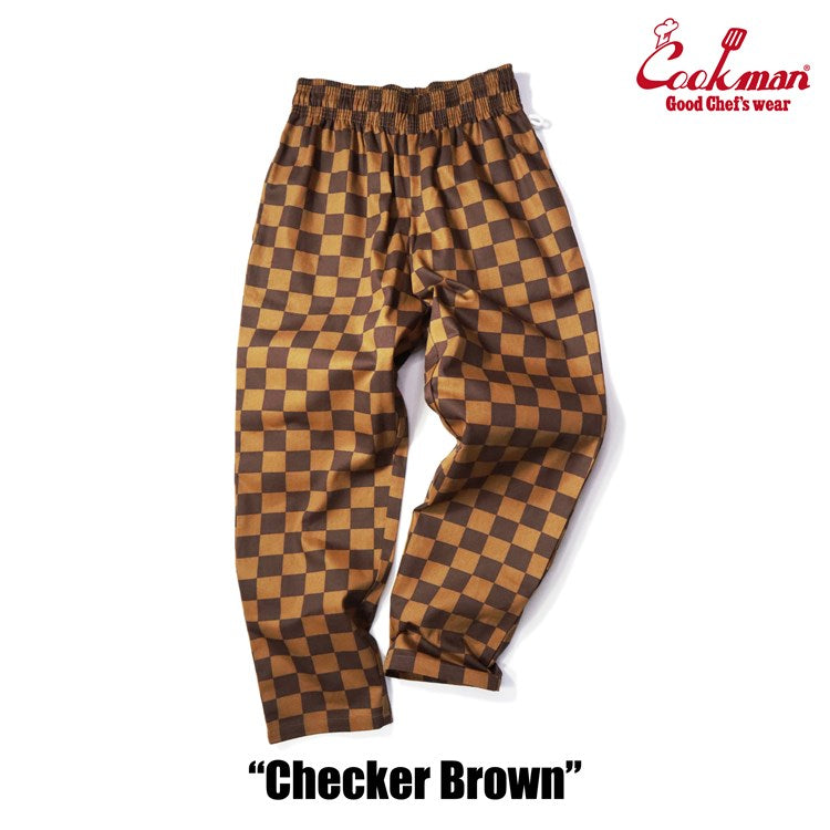 Cookman Chef Pants - Checker : Brown