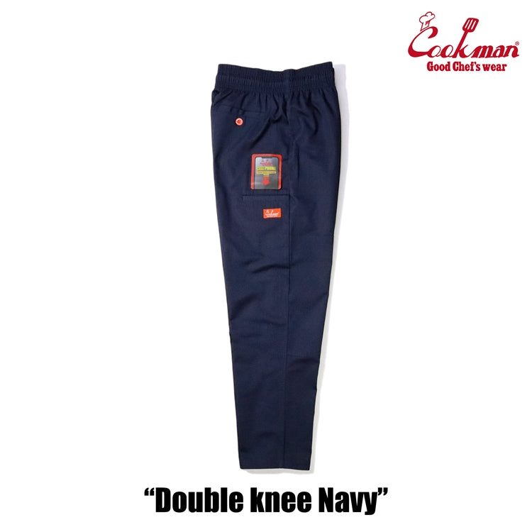 Cookman Chef Pants - Double Knee Ripstop : Navy