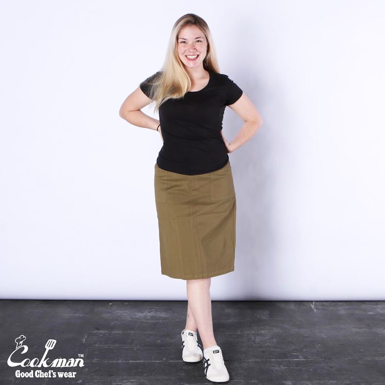 Cookman Baker's Skirt - Olive