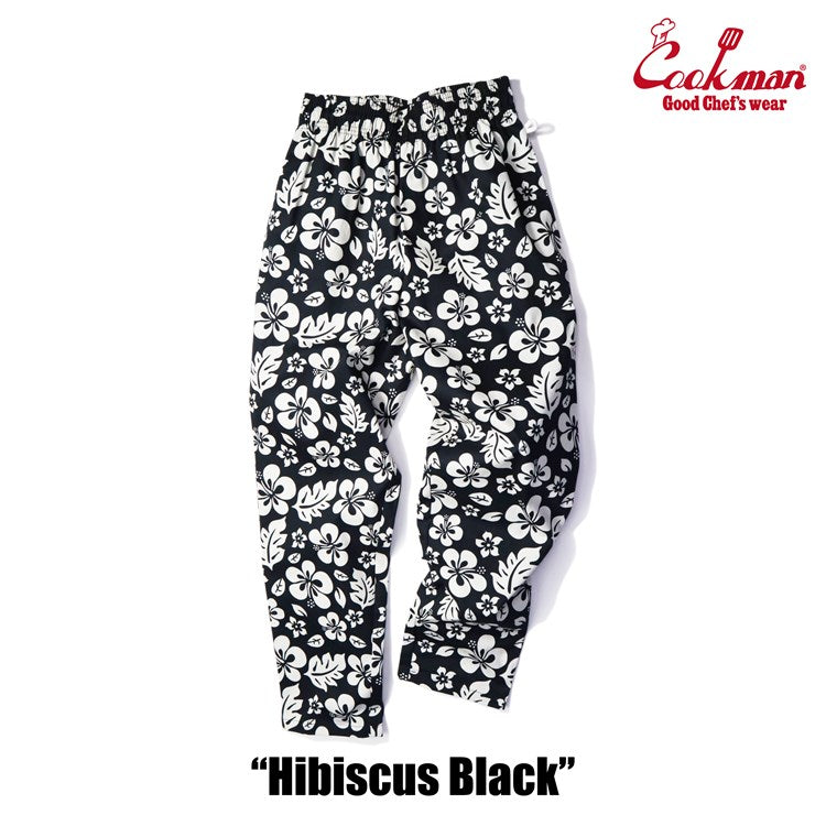 Cookman Chef Pants - Hibiscus : Black