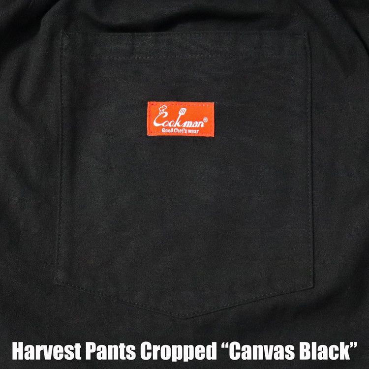 Cookman Harvest Pants Cropped Canvas - Black