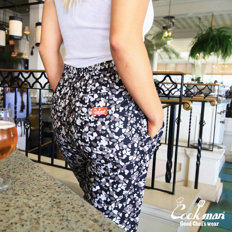 Cookman Chef Pants - Terrazzo : Black