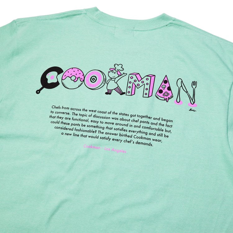 Cookman T-shirts -Kate Tasty Logo : Light Green