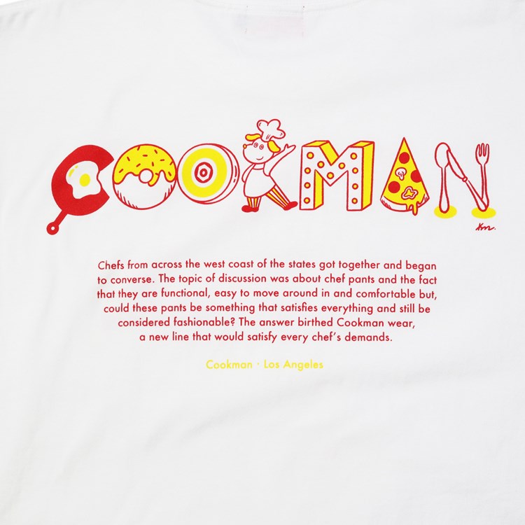 Cookman T-shirts -Kate Tasty Logo : White