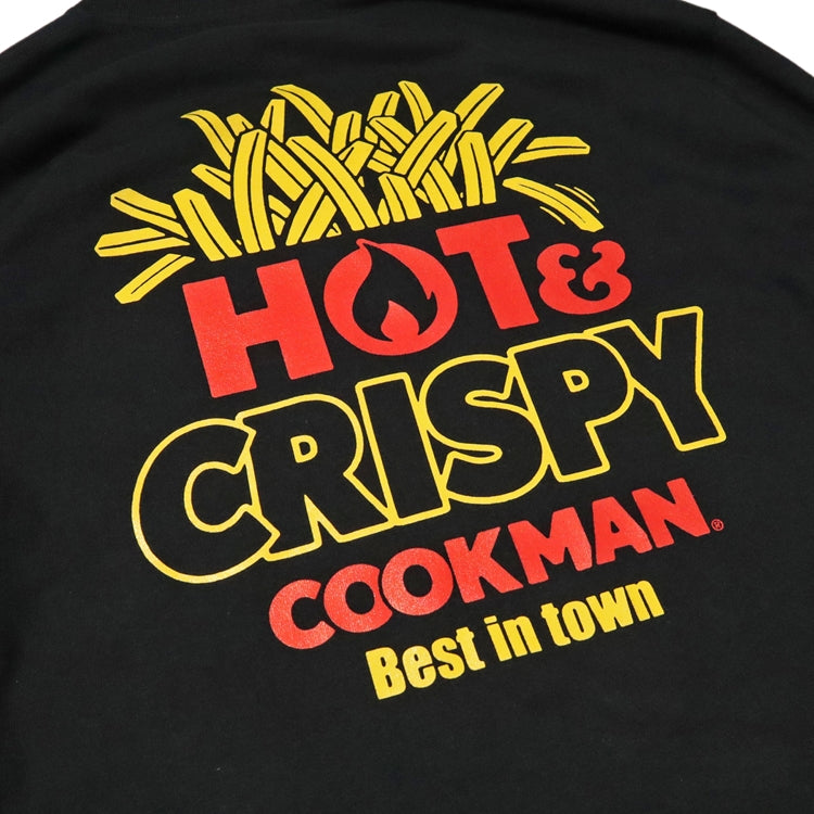 Cookman Long Sleeve T-shirts - French Fries : Black