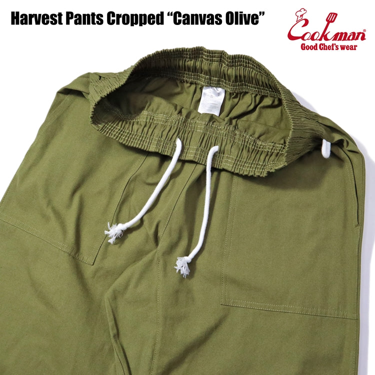 Cookman Harvest Pants Cropped Canvas - Olive