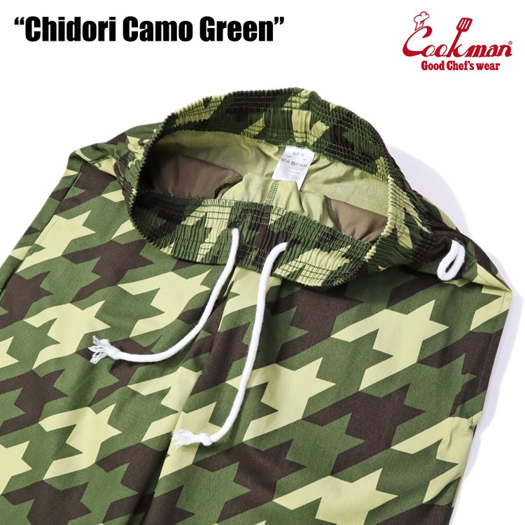 Cookman Chef Pants - Chidori Camo : Green