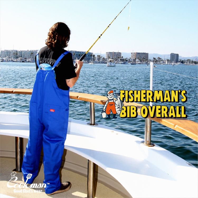 Cookman Fisherman's Bib Overall - Deep Blue