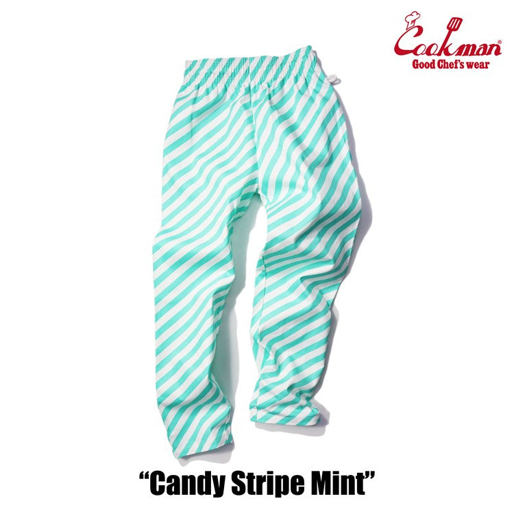 Cookman Chef Pants - Candy Stripe : Mint