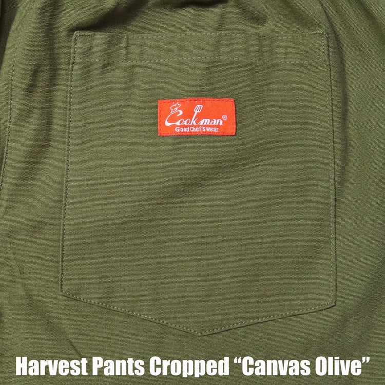 Cookman Harvest Pants Cropped Canvas - Olive